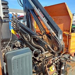 Hako Multicar M30 Fumo Carrier mit Kranaufbau / Reparaturbedürftig