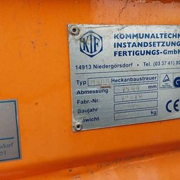 Winterdienstgeräte: KIF B400 für z.B. Multicar, Pritschenfahrzeuge gebraucht KIF B400 für z.B. Multicar, Pritschenfahrzeuge
